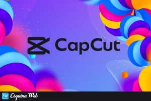 Fondo con el logo oficial de CapCut