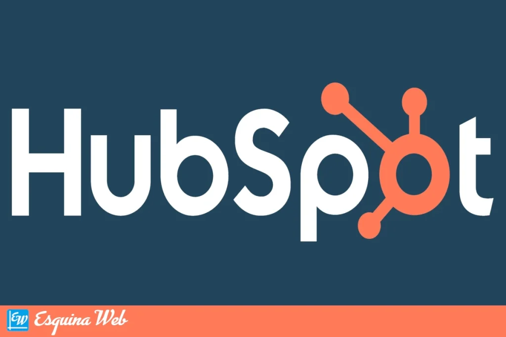Logotipo de HubSpot, plataforma de marketing digital y CRM para gestión de clientes y automatización.