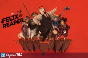Felix The Reaper juego de puzzles y ritmo — imagen promocional del personaje principal bailando, artículo en Esquina Web
