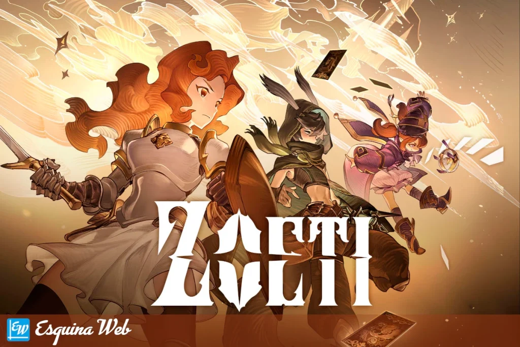 Zoeti juego - imagen con los héroes en combate