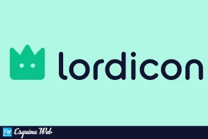 Logo de Lordicon en esquina web