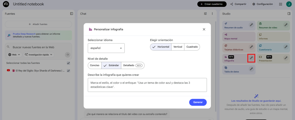 Paso 4 Personalización con el Icono del Lápiz