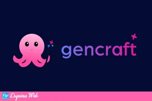 Logo de Gencraft, una herramienta de inteligencia artificial para crear imágenes y arte digital a partir de texto.