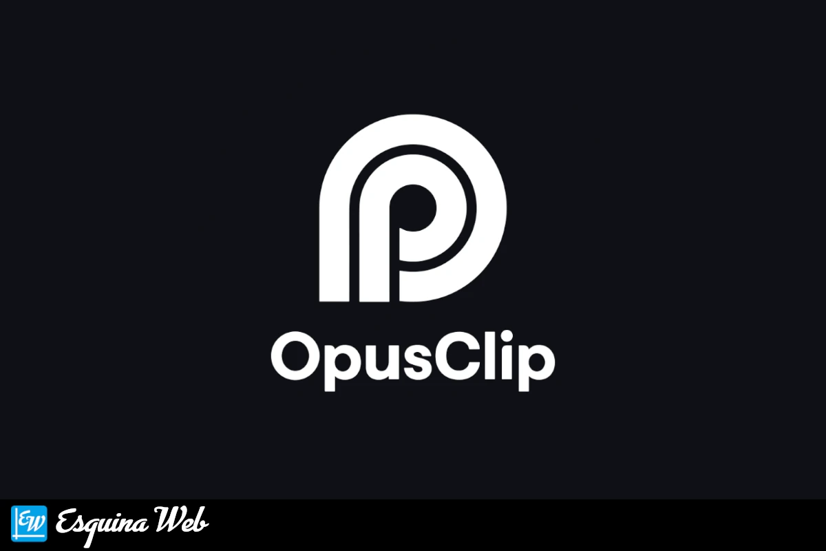 Opusclip logo de la pagina - esquinaweb