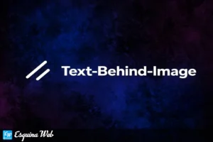 TextBehindImage