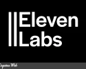 Logo de ElevenLabs, plataforma de inteligencia artificial especializada en generación de voz y clonación de audio