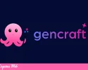 Logo de Gencraft, una herramienta de inteligencia artificial para crear imágenes y arte digital a partir de texto.